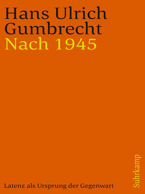 cover image of Nach 1945
